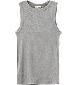 Sofie Schnoor Tanktop - Rib - Jullie - Grey Melange Sofie Schnoor Tanktop - Rib - Jullie - Grey Melange