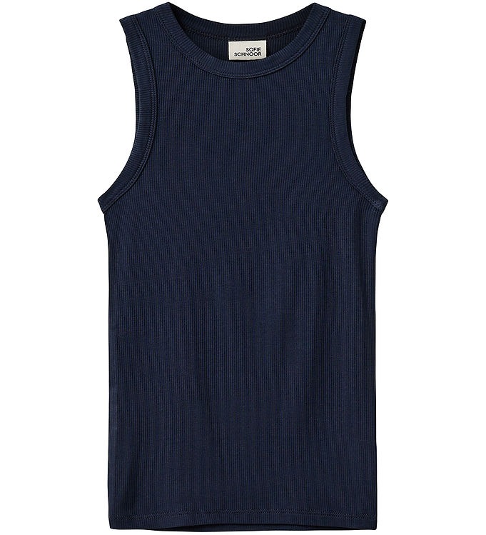 Sofie Schnoor Tanktop - Rib - Jullie - Navy Blue