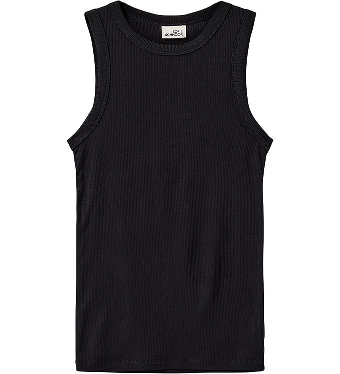 Sofie Schnoor Tanktop - Rib - Jullie - Sort