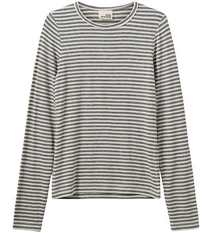 Sofie Schnoor Bluse - Rib - Petricia - Grey Striped