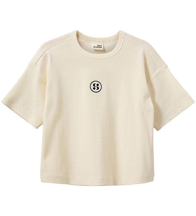 Sofie Schnoor T-shirt - Rib - Feluca - Antique White