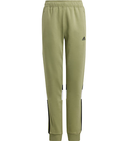adidas Performance Sweatpants - J 3S Tib PT - Grøn/Sort