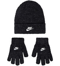 Nike Hue/Handsker - Strik - Sort m. Glimmer Nike Hue/Handsker - Strik - Sort m. Glimmer