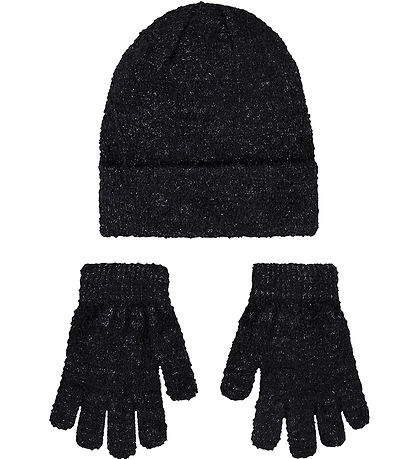 Nike Hue/Handsker - Strik - Sort m. Glimmer Nike Hue/Handsker - Strik - Sort m. Glimmer