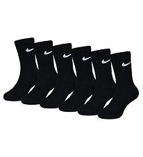 Nike Strømper - Cushioned - Dri-Fit - 6-pak - Sort Nike Strømper - Cushioned - Dri-Fit - 6-pak - Sort