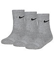 Nike Strømper - Cushioned - Dri-Fit - 3-pak - Grå Nike Strømper - Cushioned - Dri-Fit - 3-pak - Grå