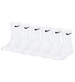 Nike Strømper - Cushioned - Dri-Fit - 6-Pak - Hvid Nike Strømper - Cushioned - Dri-Fit - 6-Pak - Hvid