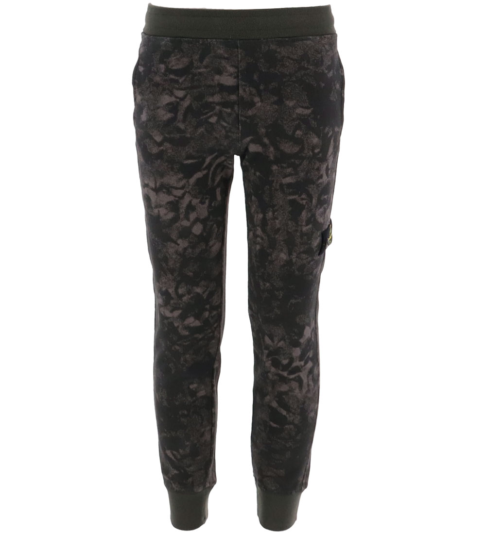 Stone Island Jogginghosen - Schwarz Meliert - Stone Island - 12 Jahre (152) - Jogginghosen