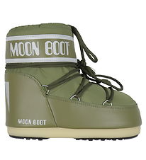 Moon Boot Vinterstøvler - Icon Low Nylon - Khaki Moon Boot Vinterstøvler - Icon Low Nylon - Khaki