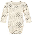 Sofie Schnoor Body l/æ - Dicte - Antique White m. Print/Hulmønst Sofie Schnoor Body l/æ - Dicte - Antique White m. Print/Hulmønst