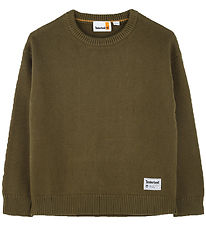 Timberland Bluse - Strik - Uld - Khaki Timberland Bluse - Strik - Uld - Khaki