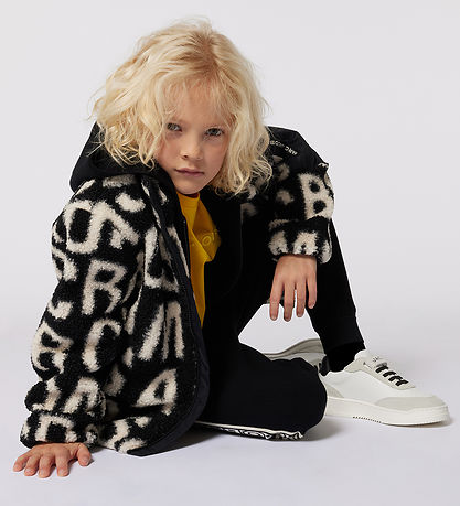 Little Marc Jacobs Fleecejakke - Sort/Hvid Little Marc Jacobs Fleecejakke - Sort/Hvid