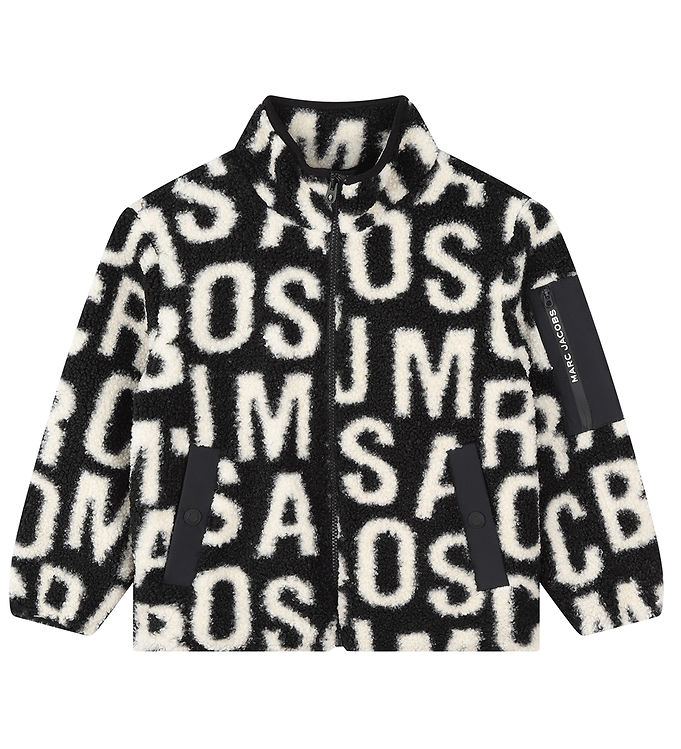 Little Marc Jacobs Fleecejakke - Sort/Hvid