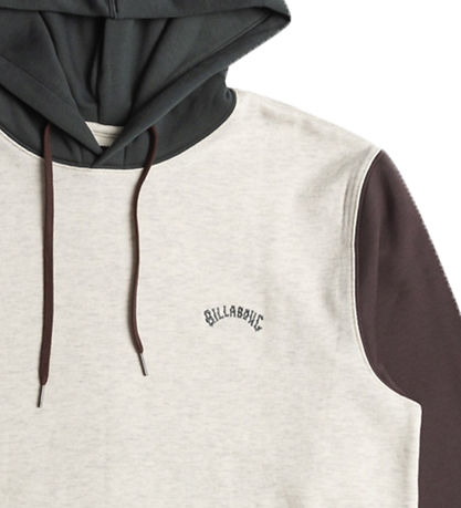 Billabong Hættetrøje - Arch Block - Hvid/Grøn