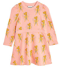 Mini rodini Sweatkjole - Winter Flowers Aop - Pink Mini rodini Sweatkjole - Winter Flowers Aop - Pink