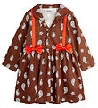 Mini Rodini Kjole - Paisley Aop - Brown Mini Rodini Kjole - Paisley Aop - Brown