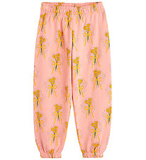 Mini Rodini Sweatpants - Winter Flowers Aop - Pink Mini Rodini Sweatpants - Winter Flowers Aop - Pink
