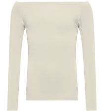 Rosemunde Bluse - Off Shoulder - Viscose - Ivory Rosemunde Bluse - Off Shoulder - Viscose - Ivory