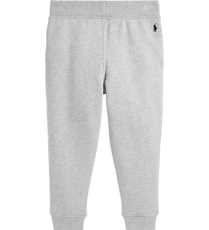 Polo Ralph Lauren Sweatpants - Gråmeleret m. Navy