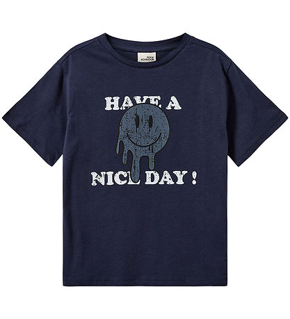 Sofie Schnoor T-shirt - Dark Navy m. Print Sofie Schnoor T-shirt - Dark Navy m. Print