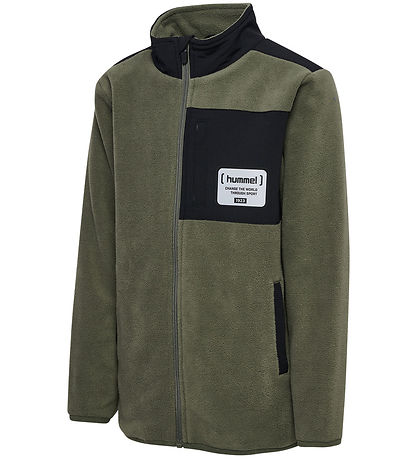 Hummel Fleecejakke - hmlDare - Dusty Olive
