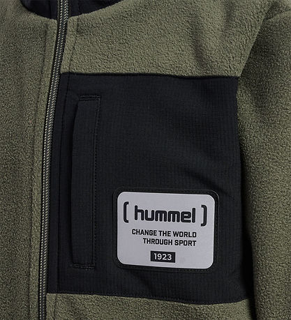 Hummel Fleecejakke - hmlDare - Dusty Olive