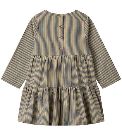 Wheat Kjole - Sophie - Blue Green Stripe Wheat Kjole - Sophie - Blue Green Stripe