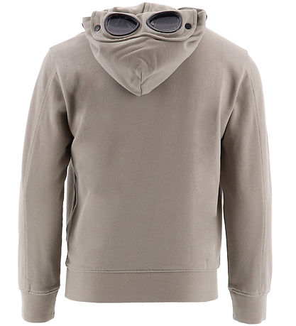 C.P. Company Hættetrøje - Vintage Khaki m. Solbriller