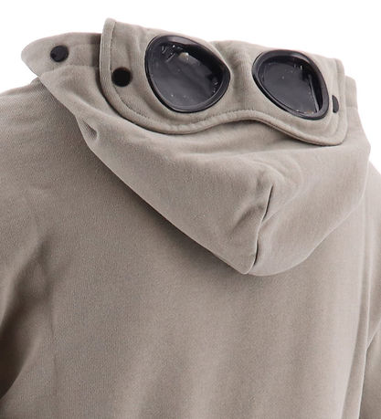 C.P. Company Hættetrøje - Vintage Khaki m. Solbriller