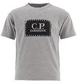 C.P. Company T-shirt - Gråmeleret m. Sort C.P. Company T-shirt - Gråmeleret m. Sort