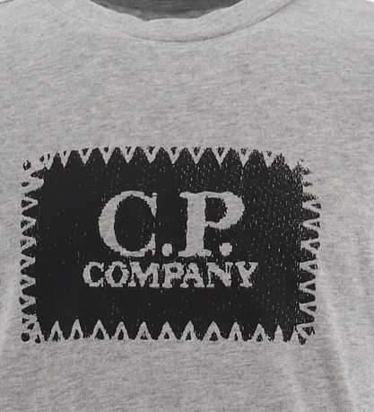 C.P. Company T-shirt - Gråmeleret m. Sort C.P. Company T-shirt - Gråmeleret m. Sort