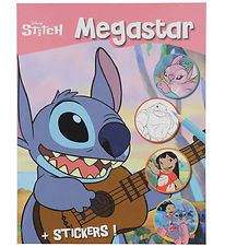 Megastar Malebog m. Klistermærker - 128 Sider - Disney Stitch Megastar Malebog m. Klistermærker - 128 Sider - Disney Stitch