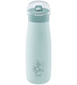 Nuk Drikkeflaske m. Sugerør - Mini-Me Flip - 500 ml - Stål - Glo