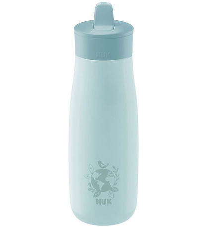 Nuk Drikkedunk m. Sugerør - Mini-Me Flip - 500 ml - Stål - Globe
