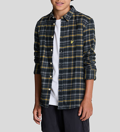 Lyle & Scott Skjorte - Tartan - Jet Black Lyle & Scott Skjorte - Tartan - Jet Black
