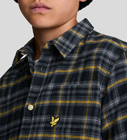 Lyle & Scott Skjorte - Tartan - Jet Black Lyle & Scott Skjorte - Tartan - Jet Black