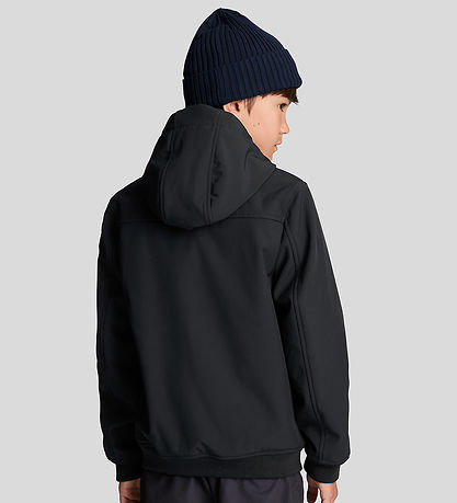 Lyle & Scott Softshelljakke m. Fleece - Jet Black Lyle & Scott Softshelljakke m. Fleece - Jet Black