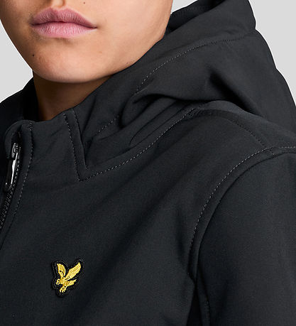 Lyle & Scott Softshelljakke m. Fleece - Jet Black Lyle & Scott Softshelljakke m. Fleece - Jet Black