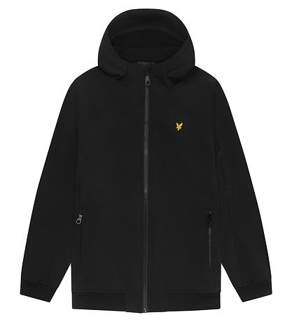 Lyle & Scott Softshelljakke m. Fleece - Jet Black Lyle & Scott Softshelljakke m. Fleece - Jet Black