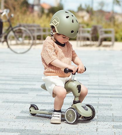 Scoot and Ride Cykelhjelm - Olive