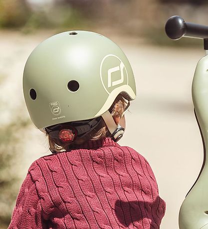 Scoot and Ride Cykelhjelm - Olive
