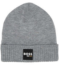 BOSS Hue - Strik - Gråmeleret BOSS Hue - Strik - Gråmeleret