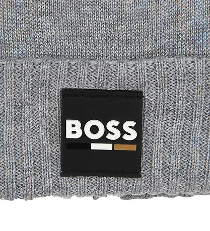 BOSS Mütze - Strick - Grau Meliert