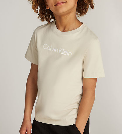 Calvin Klein T-shirt - Inst. Logo - Pelican Calvin Klein T-shirt - Inst. Logo - Pelican