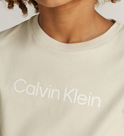 Calvin Klein T-shirt - Inst. Logo - Pelican Calvin Klein T-shirt - Inst. Logo - Pelican