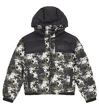 EA7 Dynejakke - Fancy Black/Army EA7 Dynejakke - Fancy Black/Army