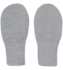 Huttelihut Luffer - Uld - Strik - Medium Grey Melange Huttelihut Luffer - Uld - Strik - Medium Grey Melange