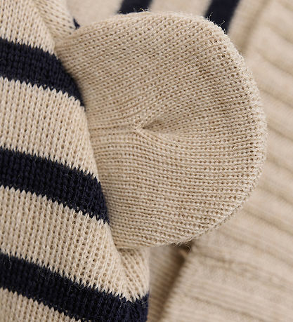 Huttelihut Hue - Uld - Strik - Dark Navy m. Ører
