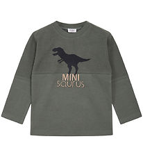Hust and Claire Bluse - Anton - Pineneedle m. Dinosauer Hust and Claire Bluse - Anton - Pineneedle m. Dinosauer