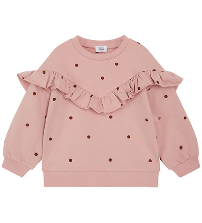 Hust and Claire Sweatshirt - Sicilia - Dusty Rose m. Prikker Hust and Claire Sweatshirt - Sicilia - Dusty Rose m. Prikker